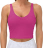 Women's sports bra long without underwire liner medium support