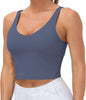 Women's sports bra long without underwire liner medium support